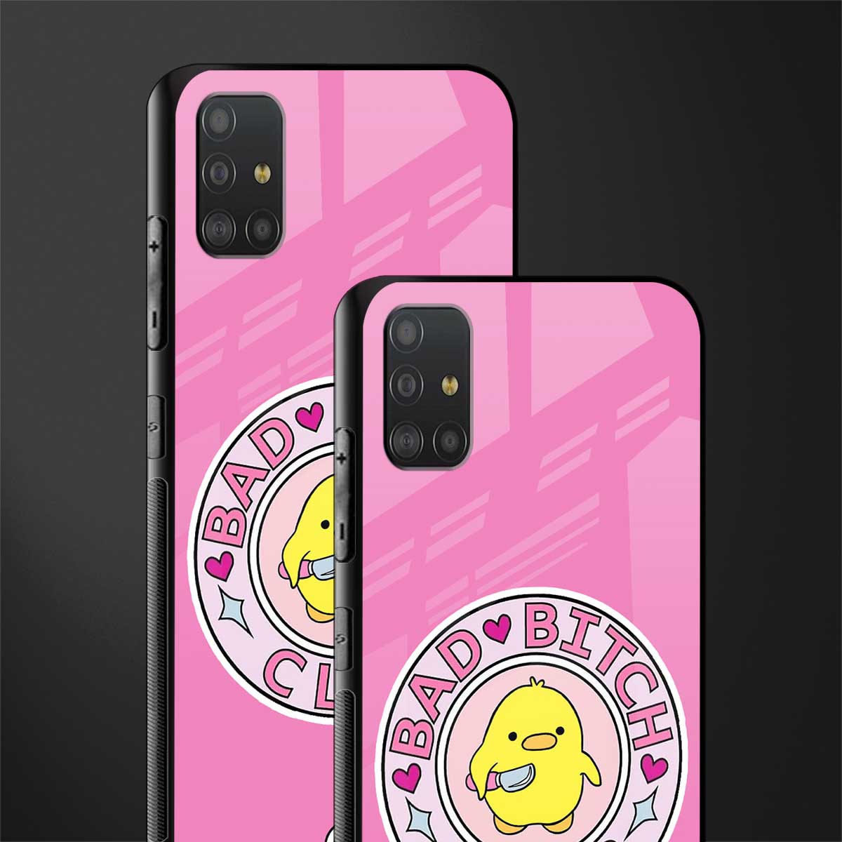 bad bitch club glass case for samsung galaxy a51 image-2