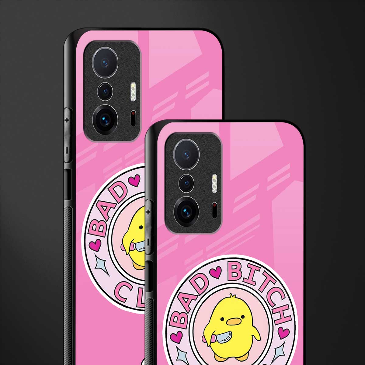 bad bitch club glass case for mi 11t pro 5g image-2
