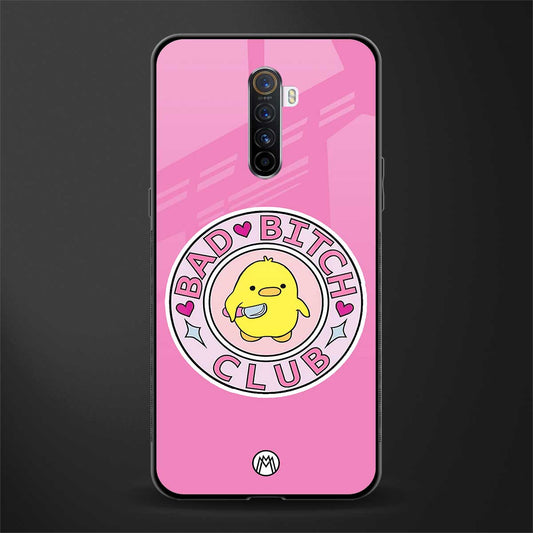 bad bitch club glass case for realme x2 pro image
