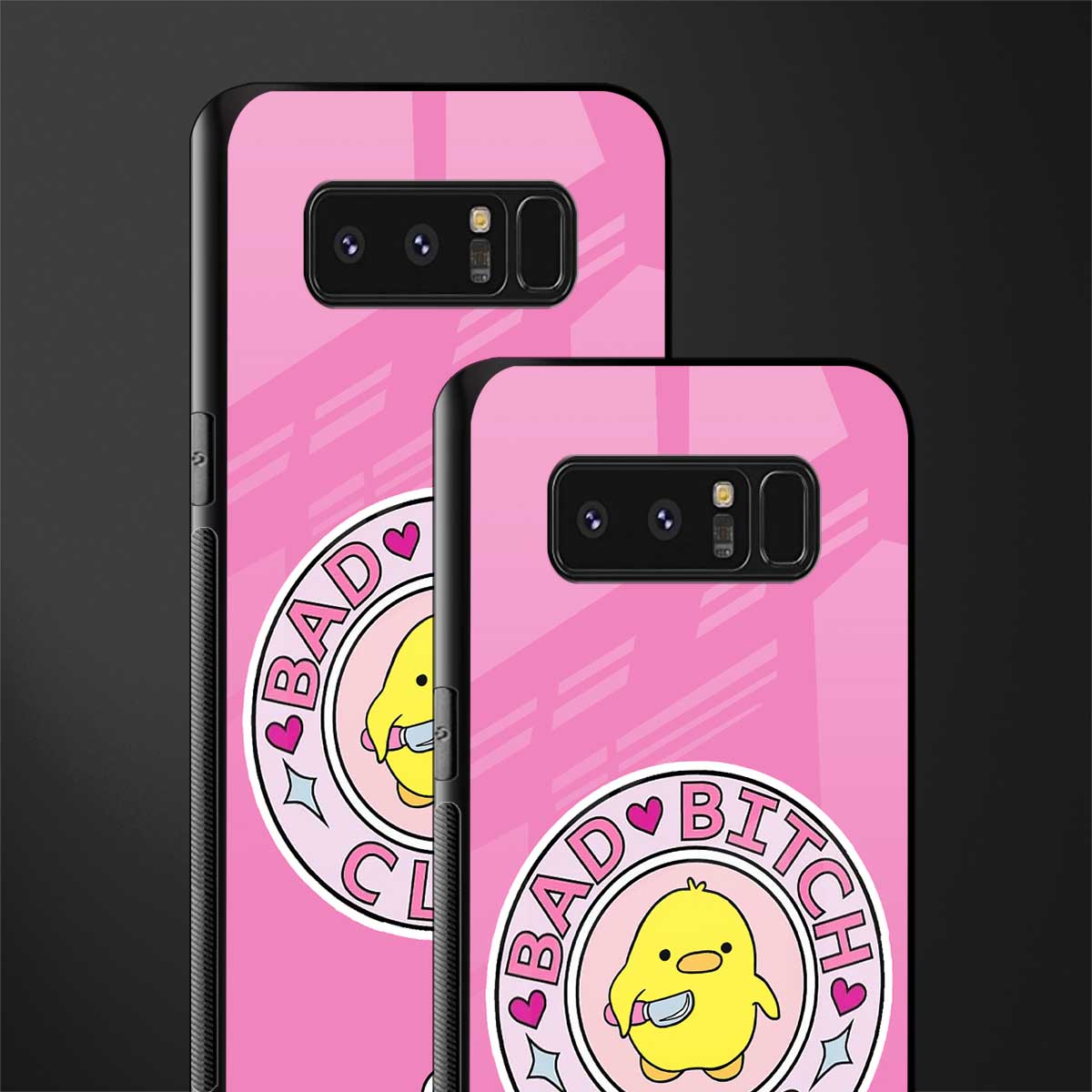 bad bitch club glass case for samsung galaxy note 8 image-2