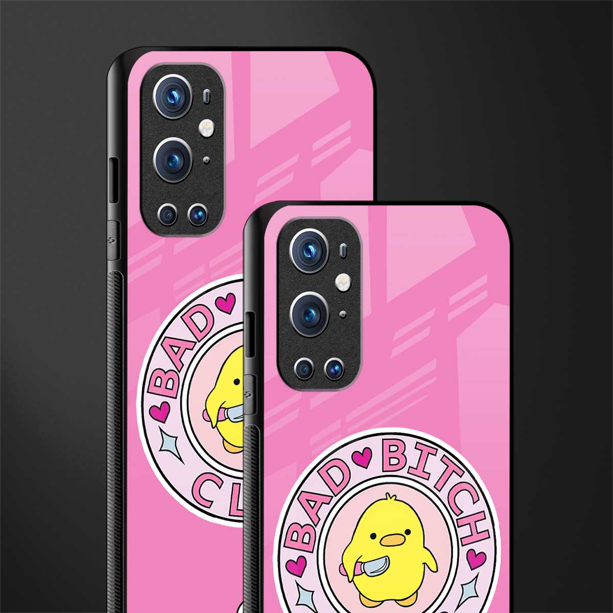 bad bitch club glass case for oneplus 9 pro image-2