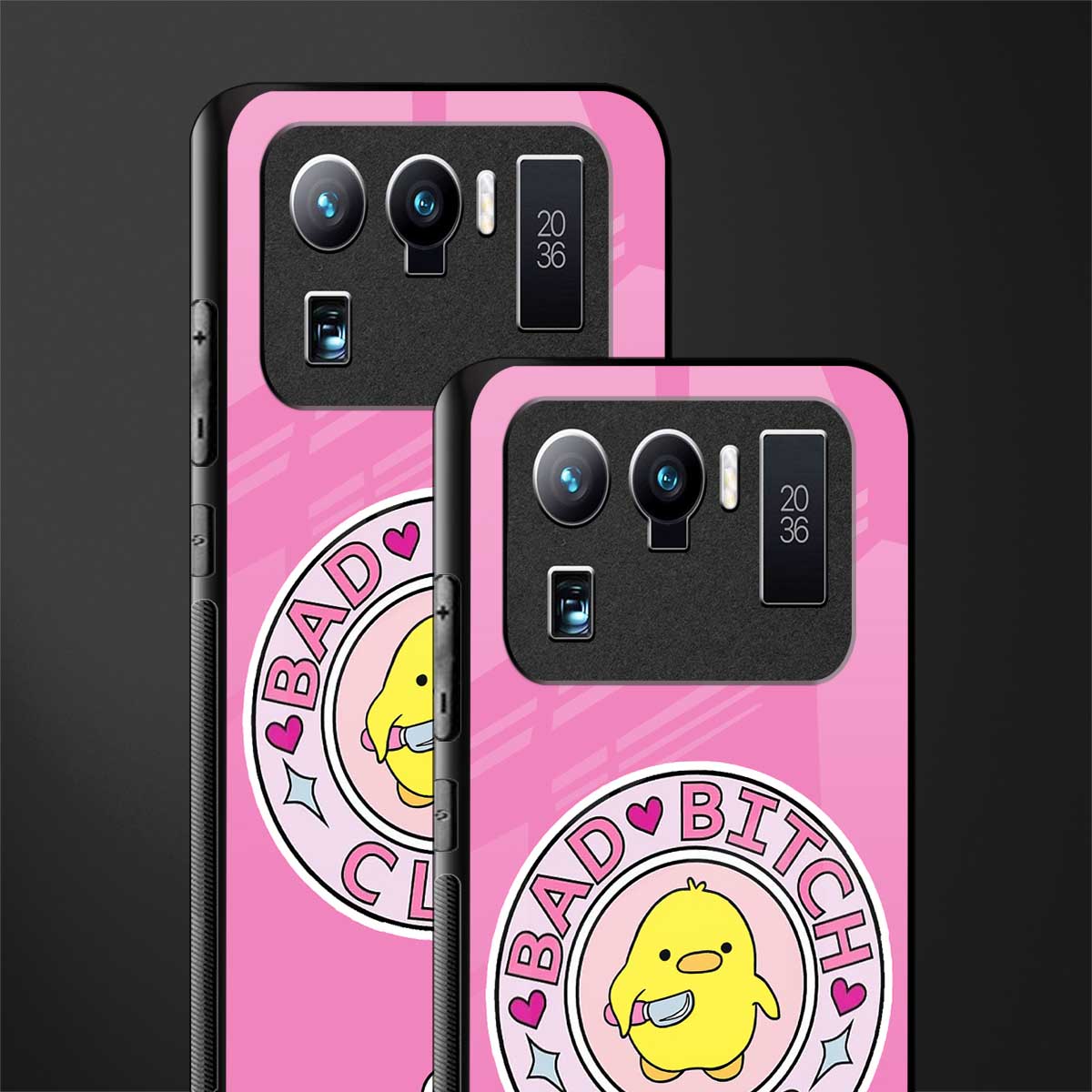 bad bitch club glass case for mi 11 ultra 5g image-2