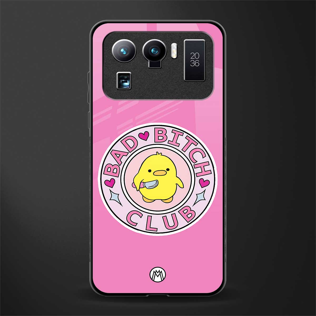 bad bitch club glass case for mi 11 ultra 5g image