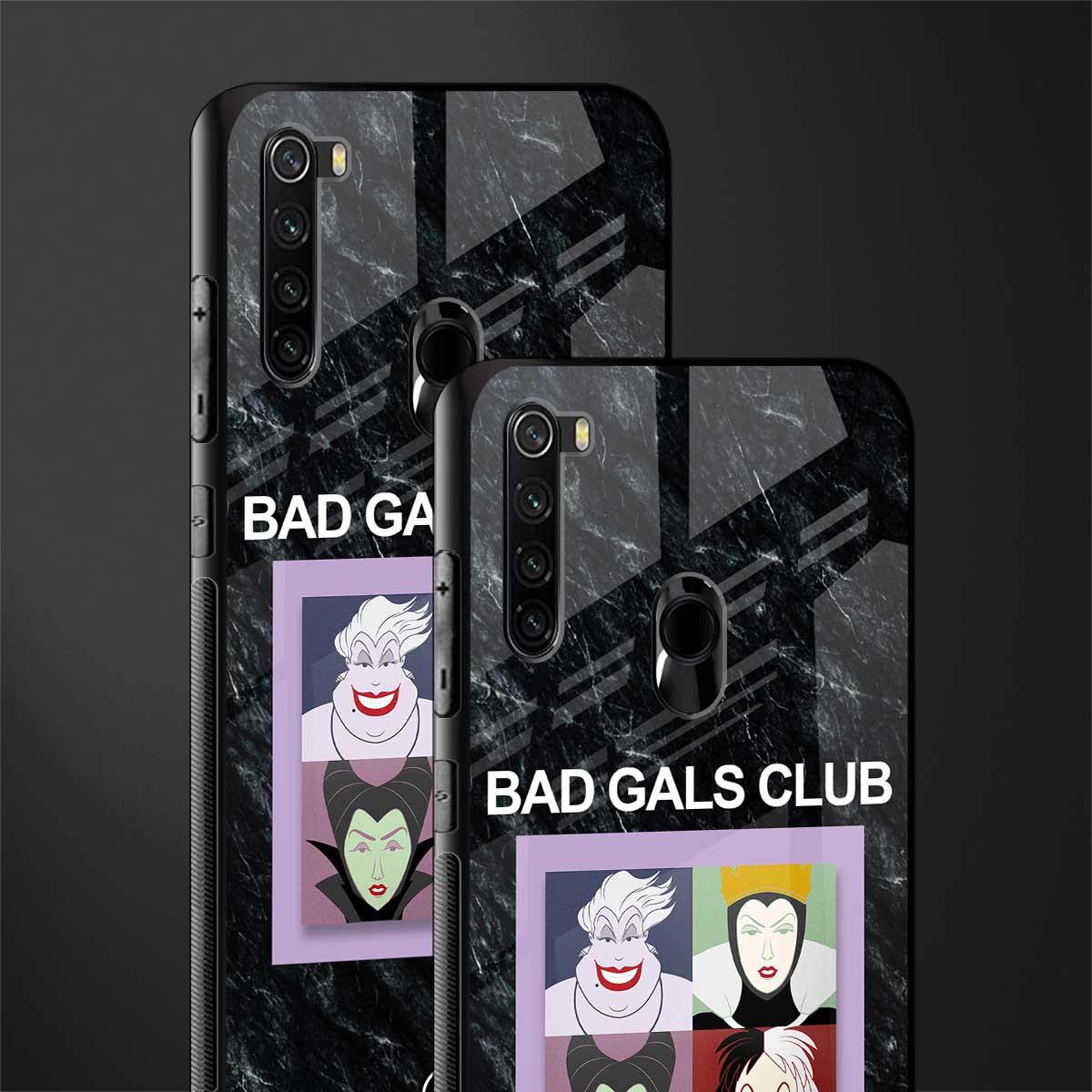 bad gals club glass case for redmi note 8 image-2