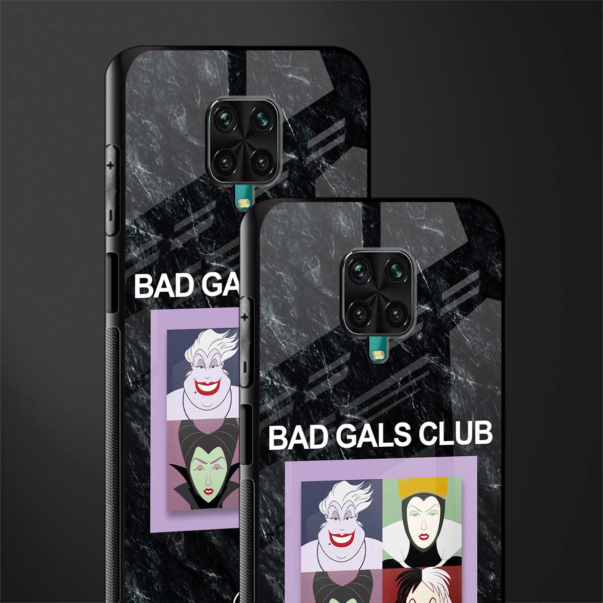 bad gals club glass case for redmi note 9 pro max image-2