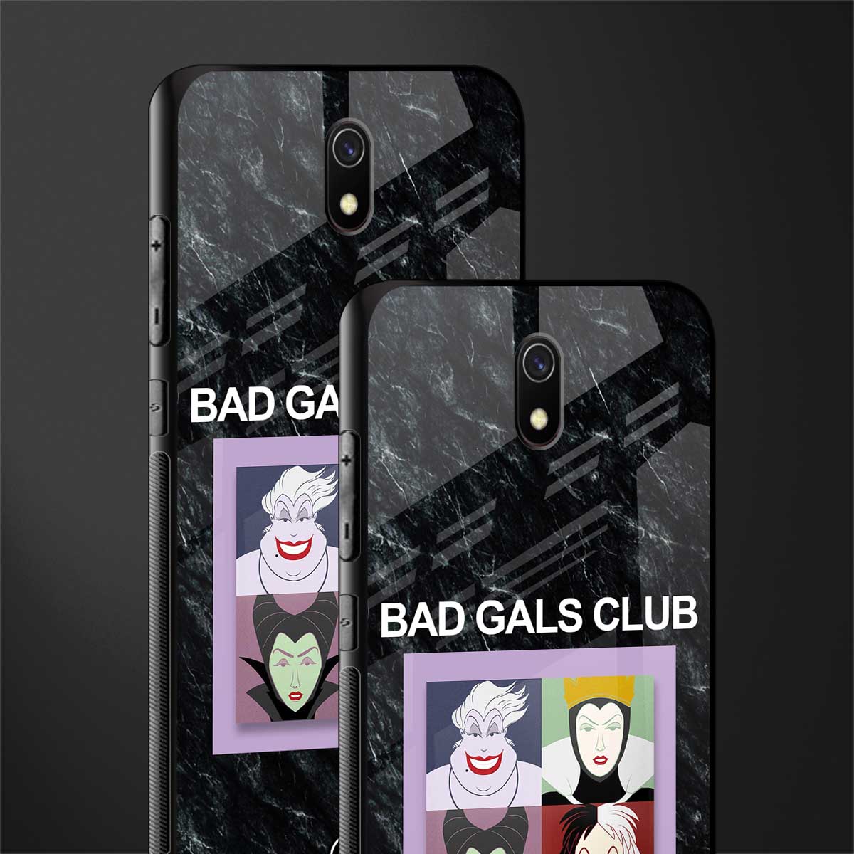 bad gals club glass case for redmi 8a image-2