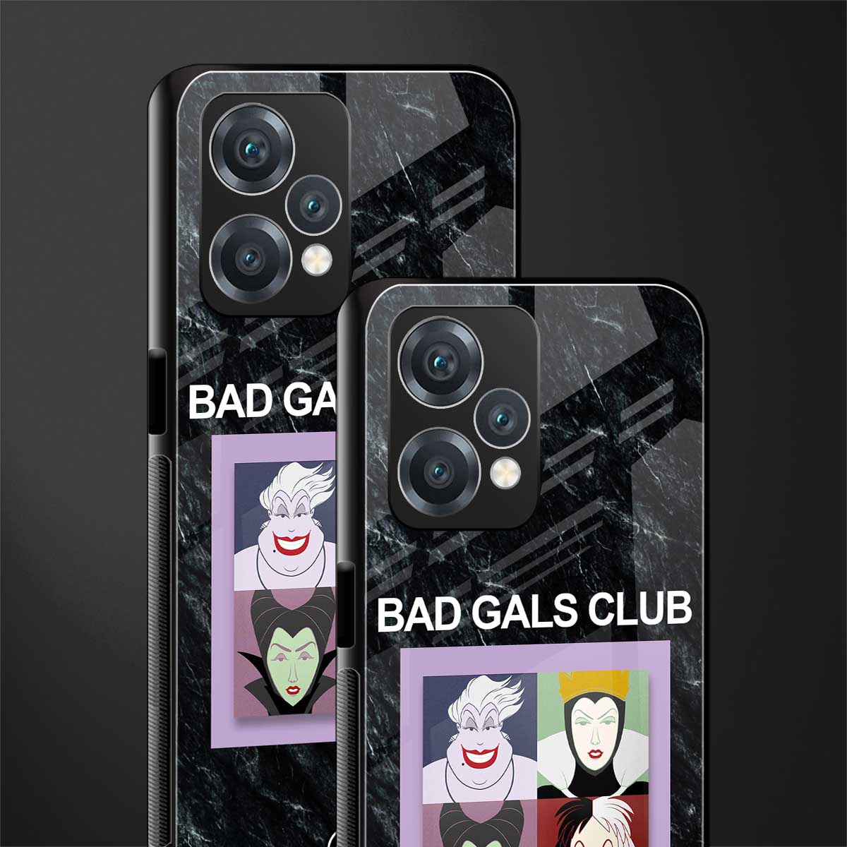 bad gals club back phone cover | glass case for realme 9 pro 5g