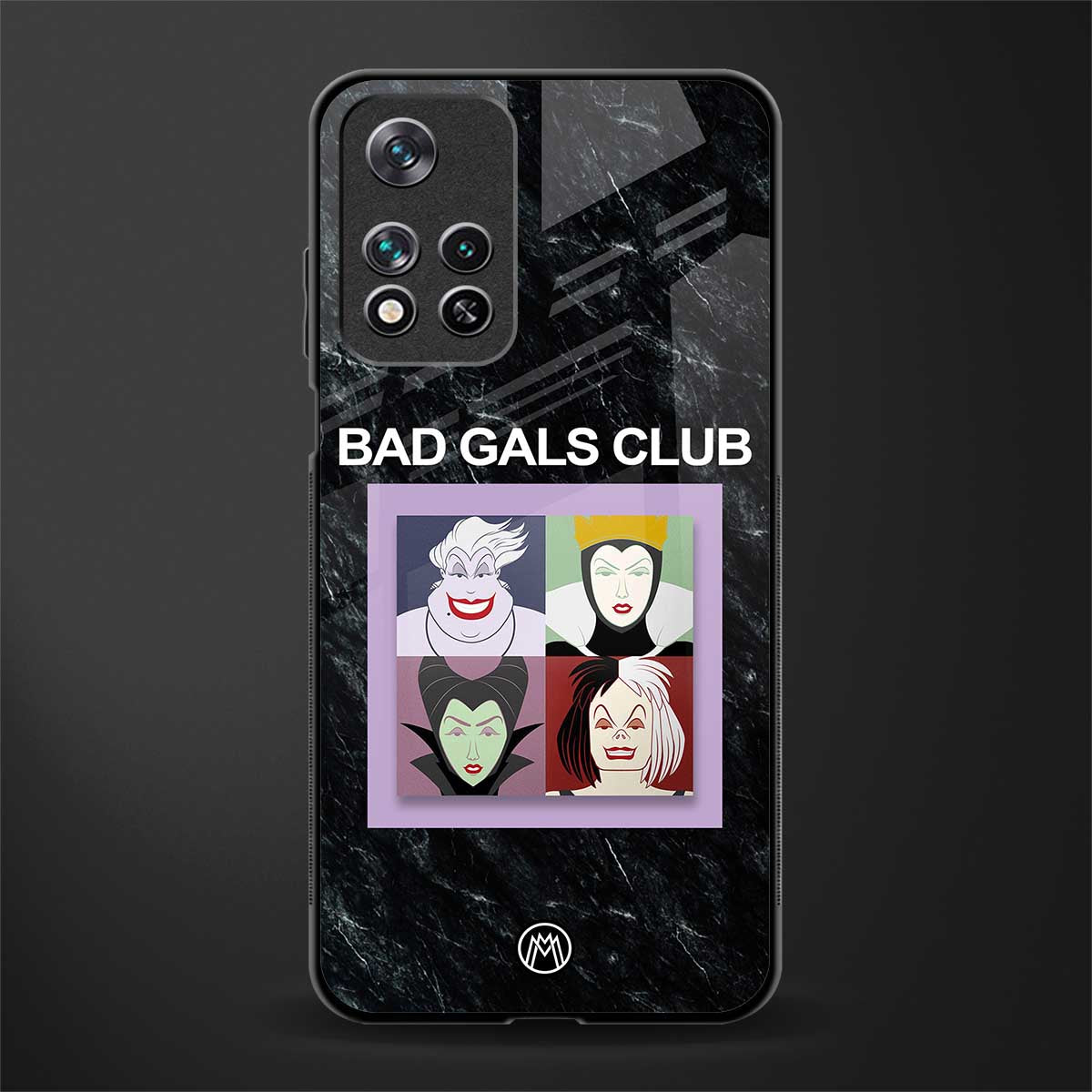 bad gals club glass case for poco m4 pro 5g image