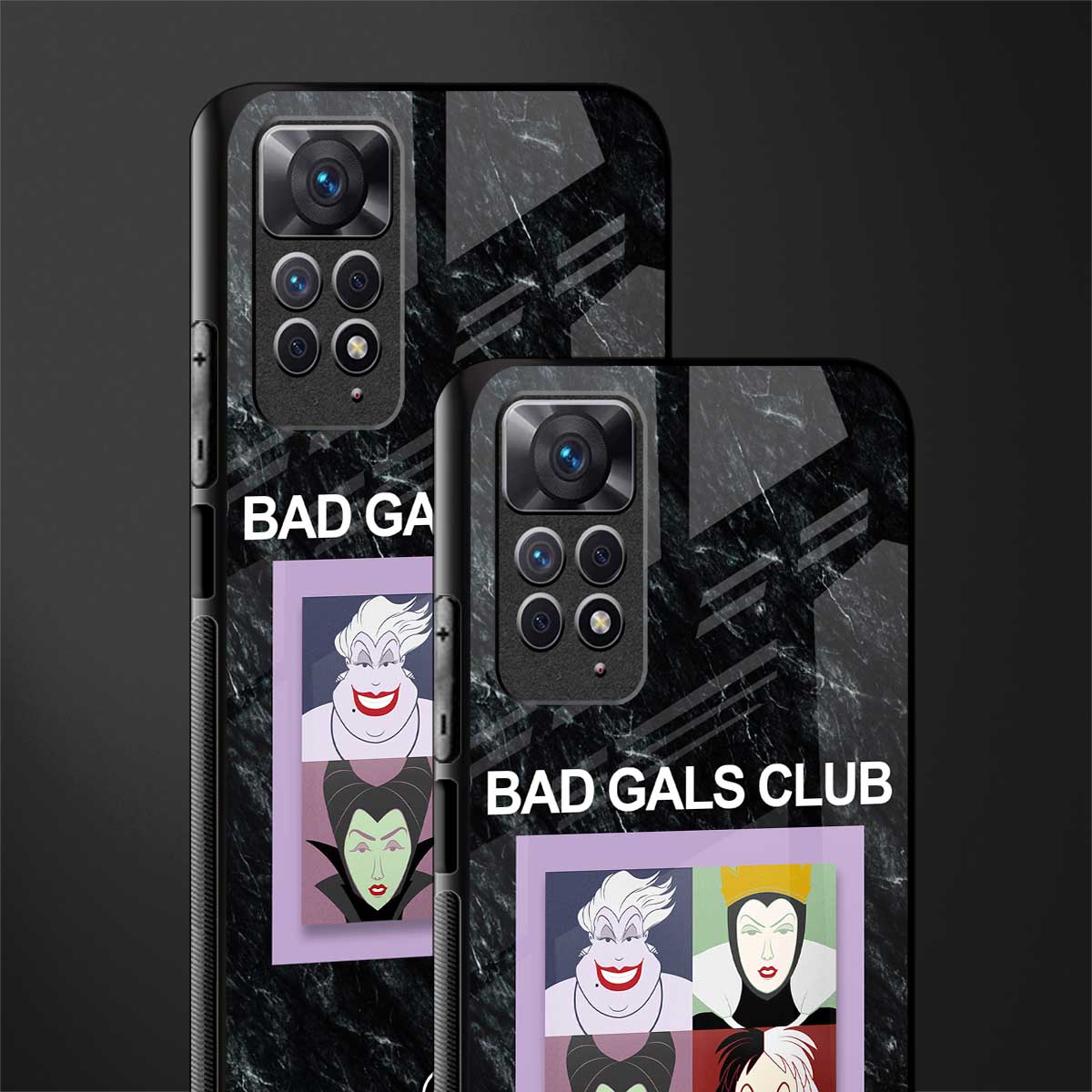 bad gals club back phone cover | glass case for redmi note 11 pro plus 4g/5g
