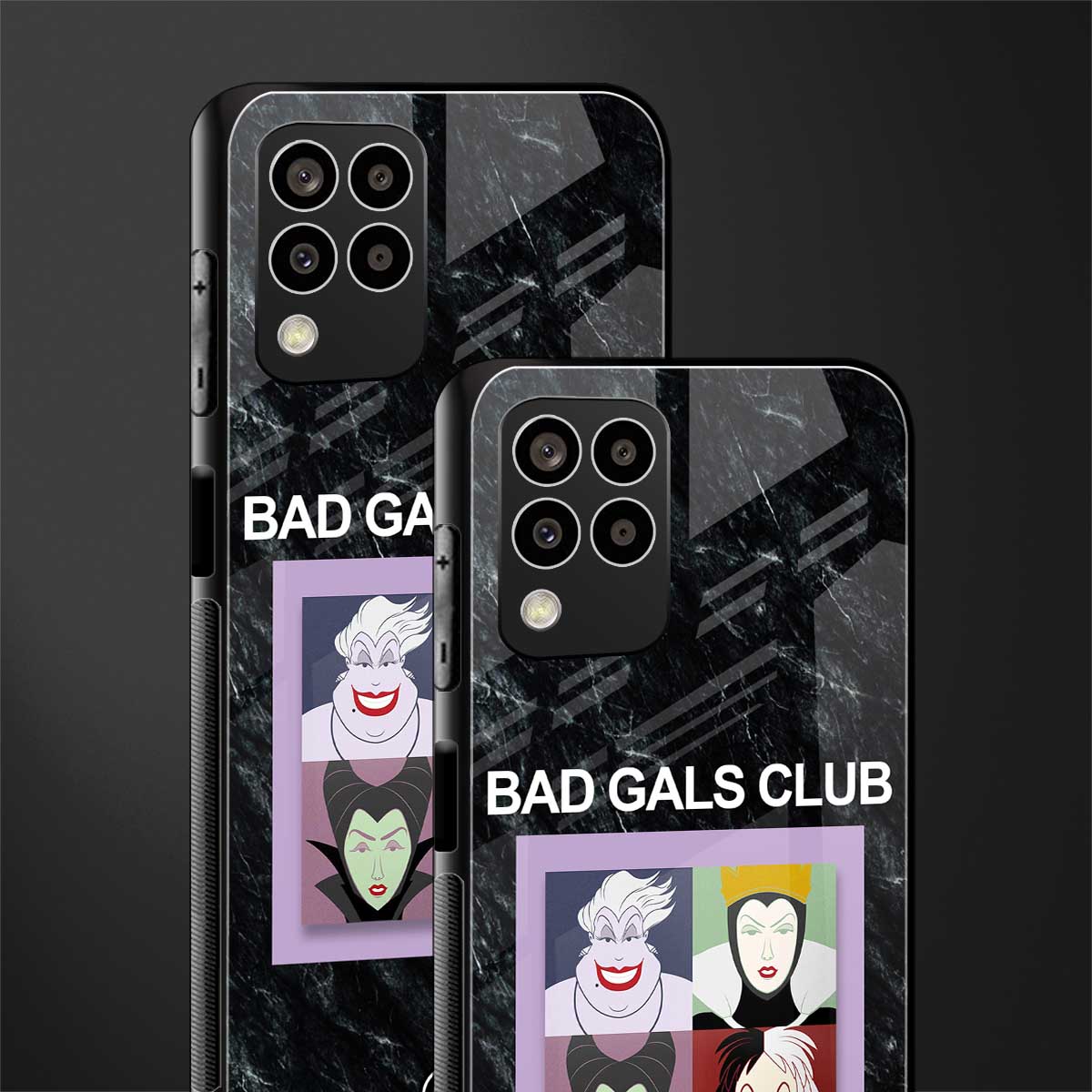 bad gals club back phone cover | glass case for samsung galaxy m33 5g
