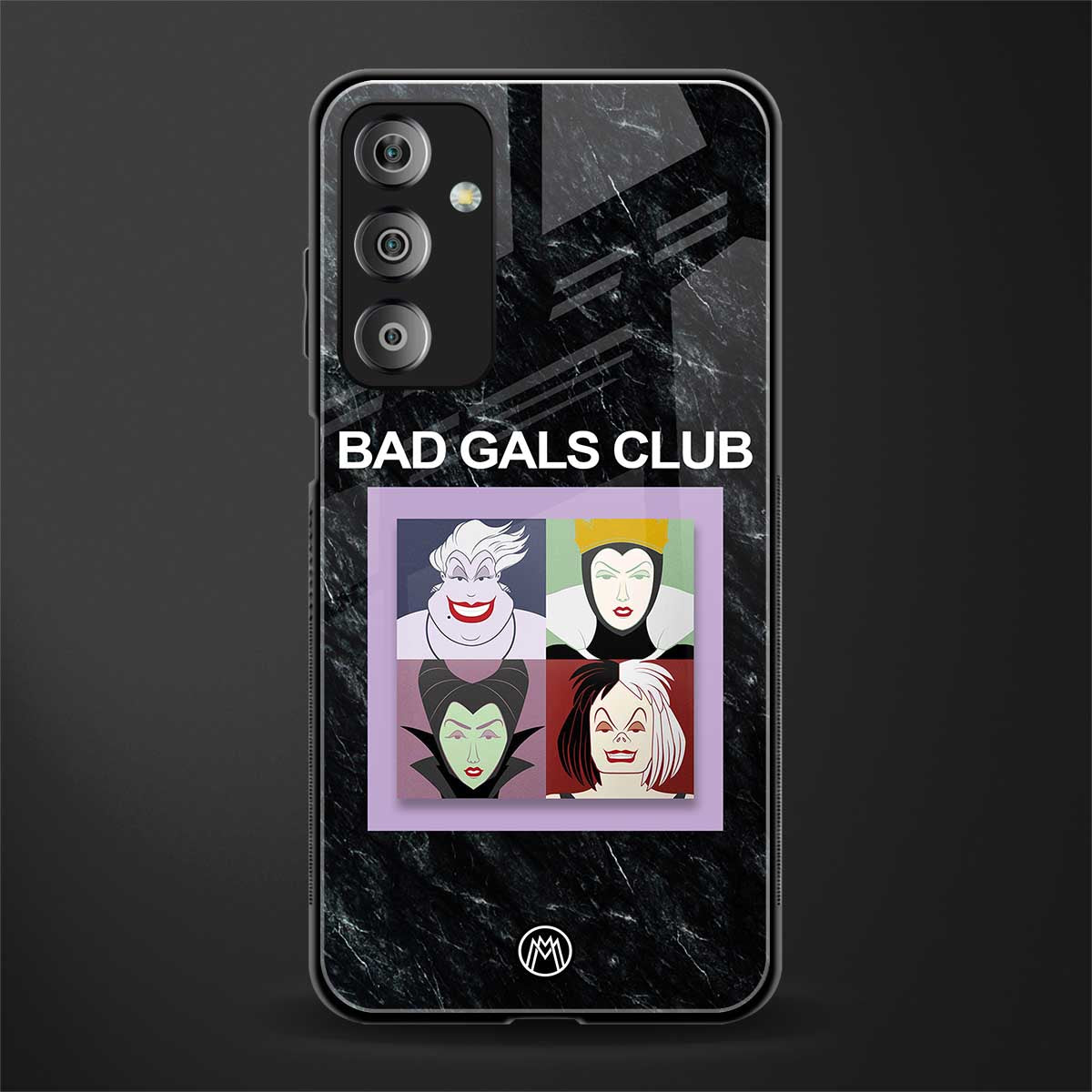 bad gals club back phone cover | glass case for samsung galaxy f23 5g