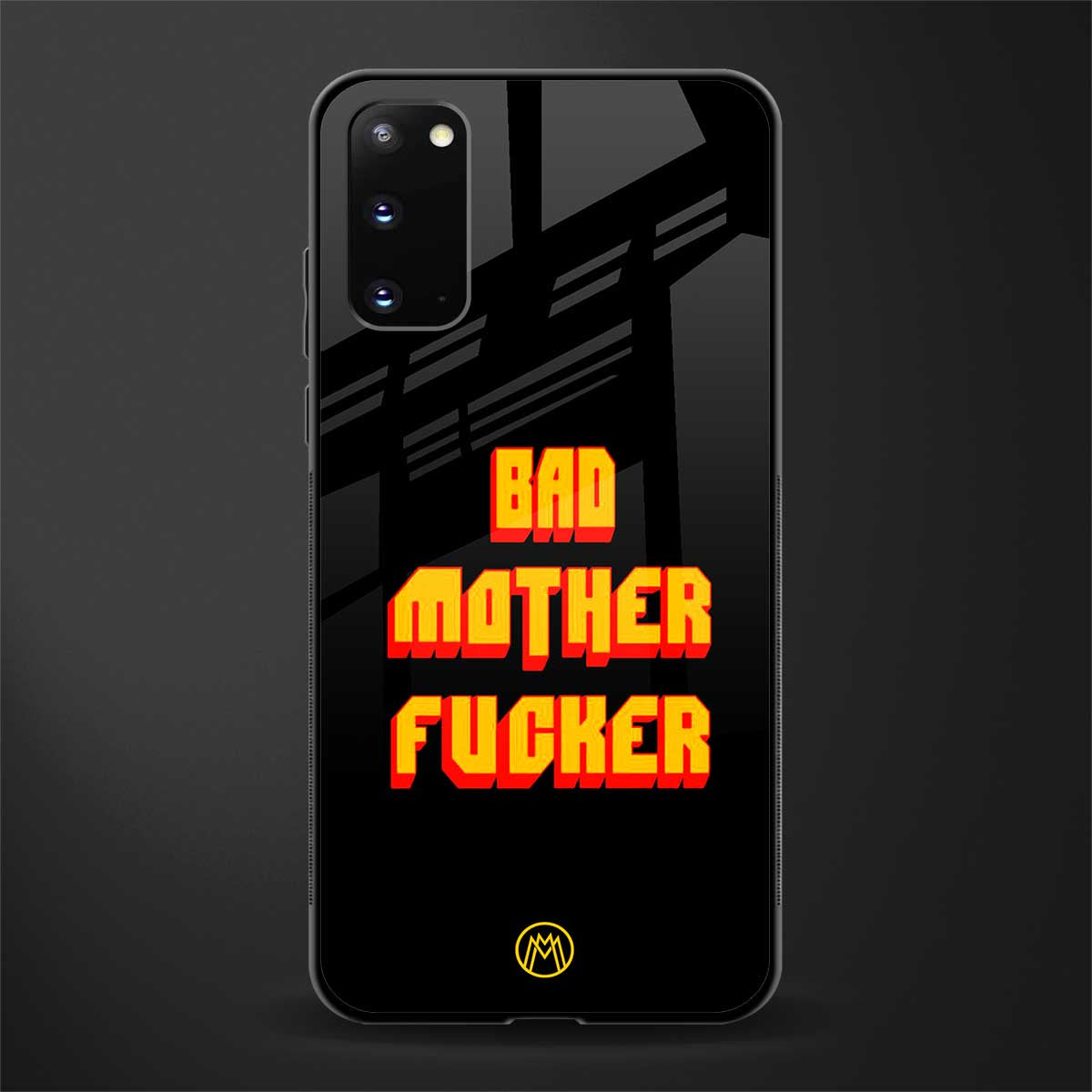 bad motherfcker glass case for samsung galaxy s20 image