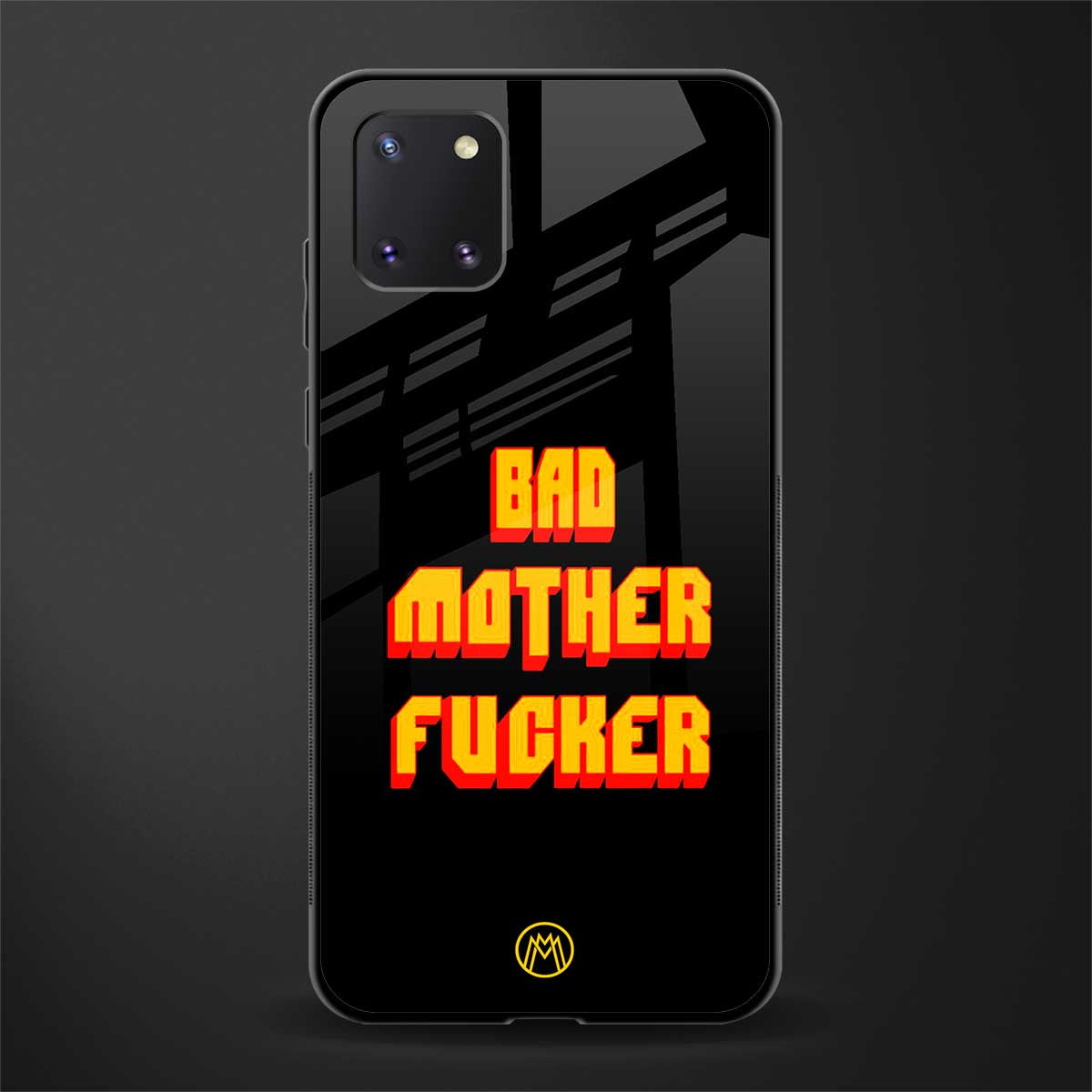 bad motherfcker glass case for samsung a81 image