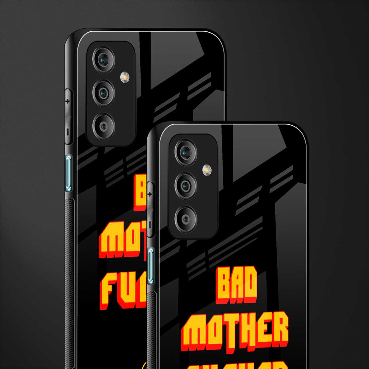 bad motherfcker back phone cover | glass case for samsung galaxy f23 5g