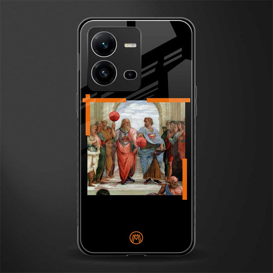 ballers back phone cover | glass case for vivo v25-5g