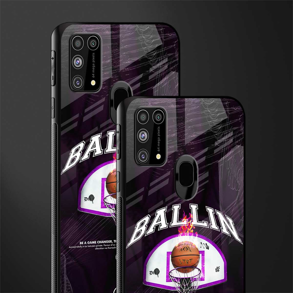 ballin glass case for samsung galaxy f41 image-2
