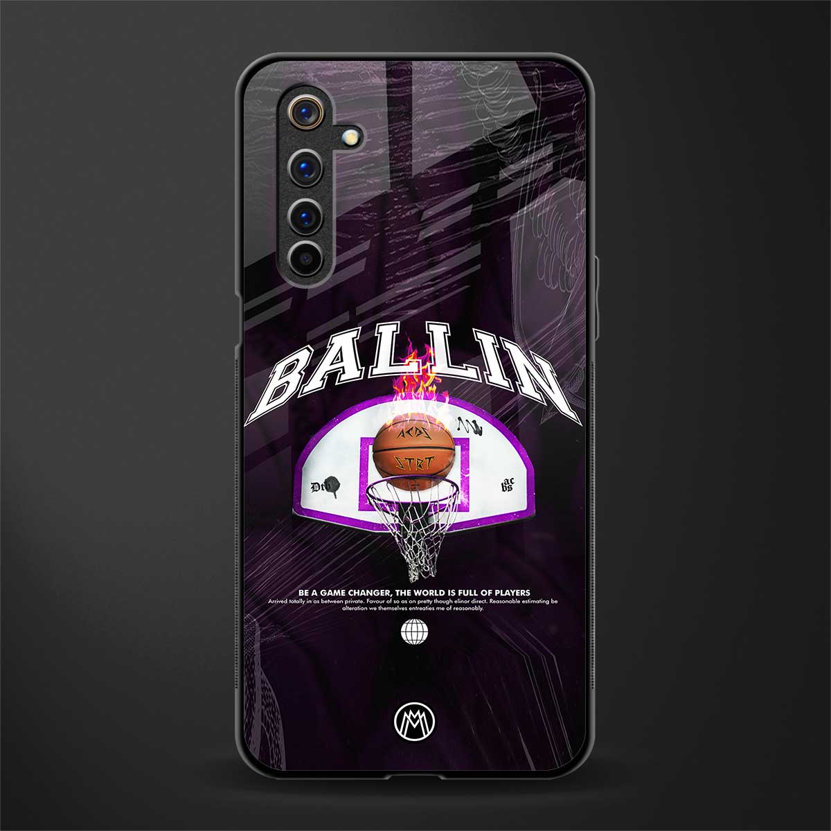 ballin glass case for realme 6i image