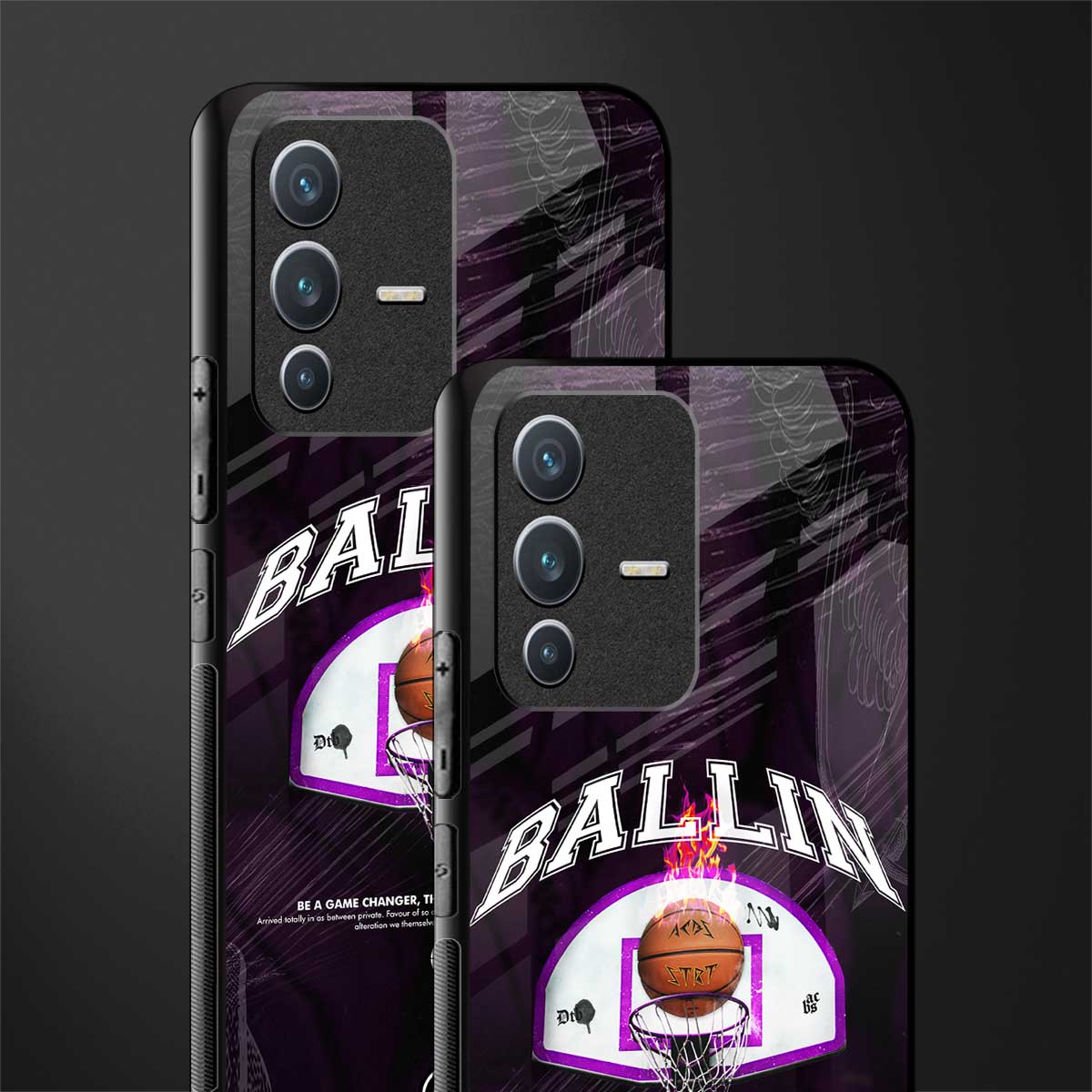 ballin glass case for vivo v23 5g image-2