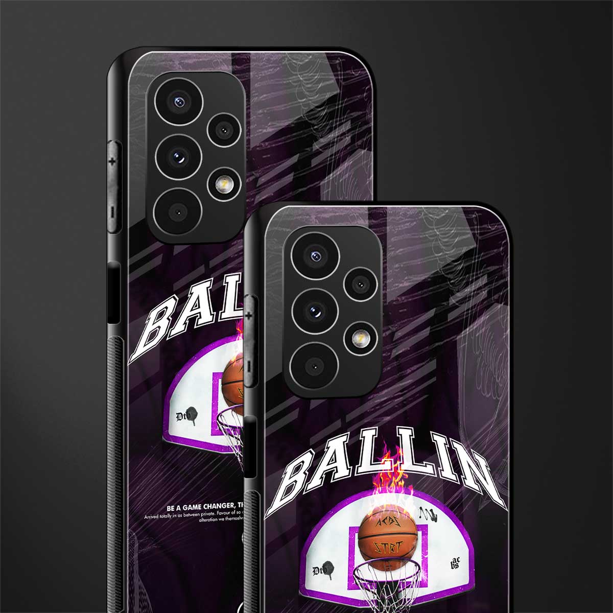 ballin back phone cover | glass case for samsung galaxy a13 4g