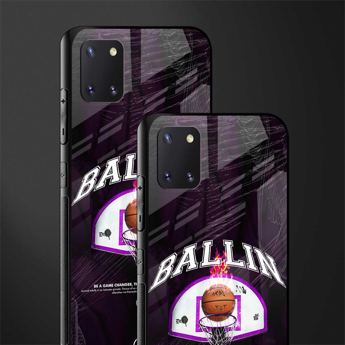ballin glass case for samsung a81 image-2