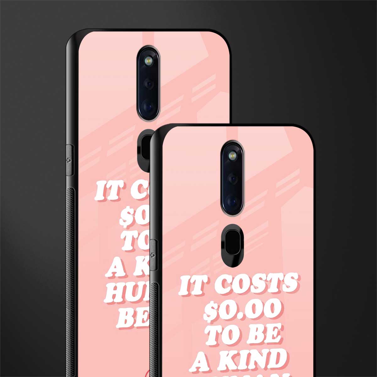 be a kind human being glass case for oppo f11 pro image-2