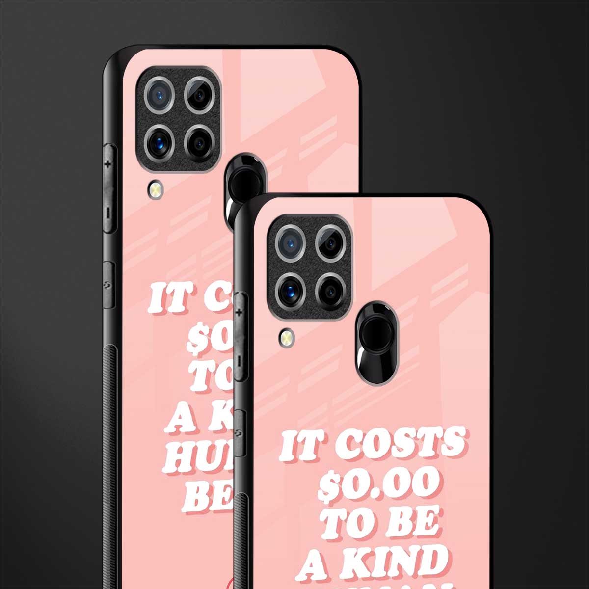 be a kind human being glass case for realme c15 image-2