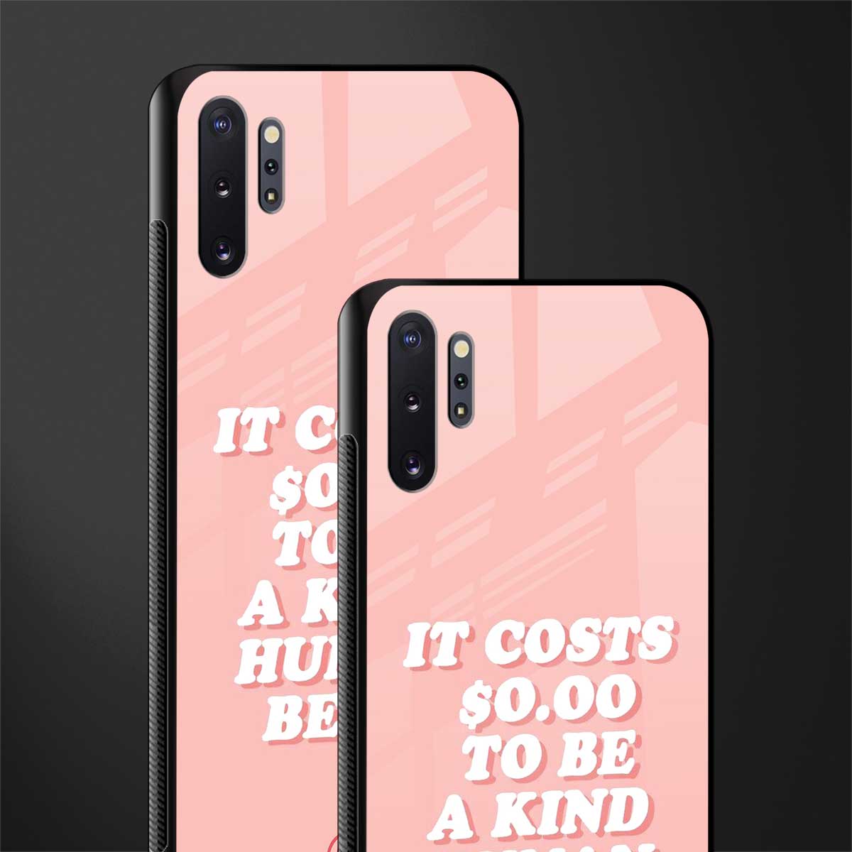 be a kind human being glass case for samsung galaxy note 10 plus image-2