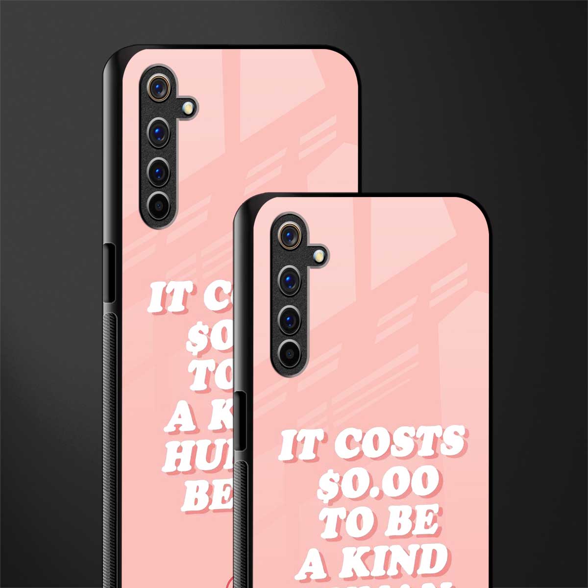 be a kind human being glass case for realme 6 image-2