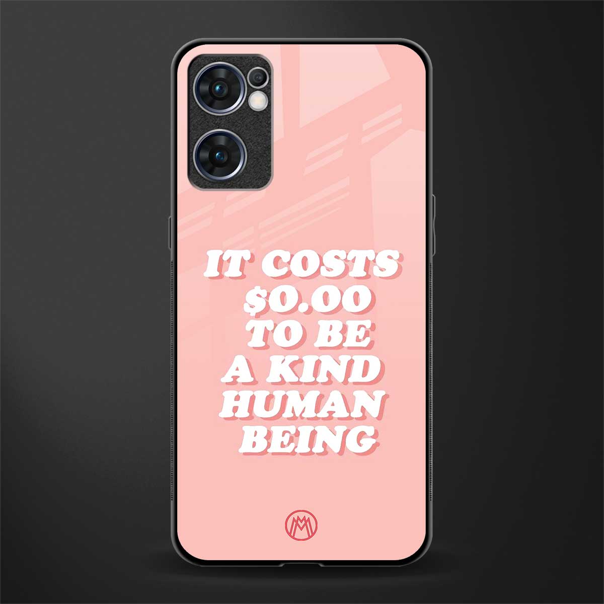 be a kind human being glass case for oppo reno7 5g image