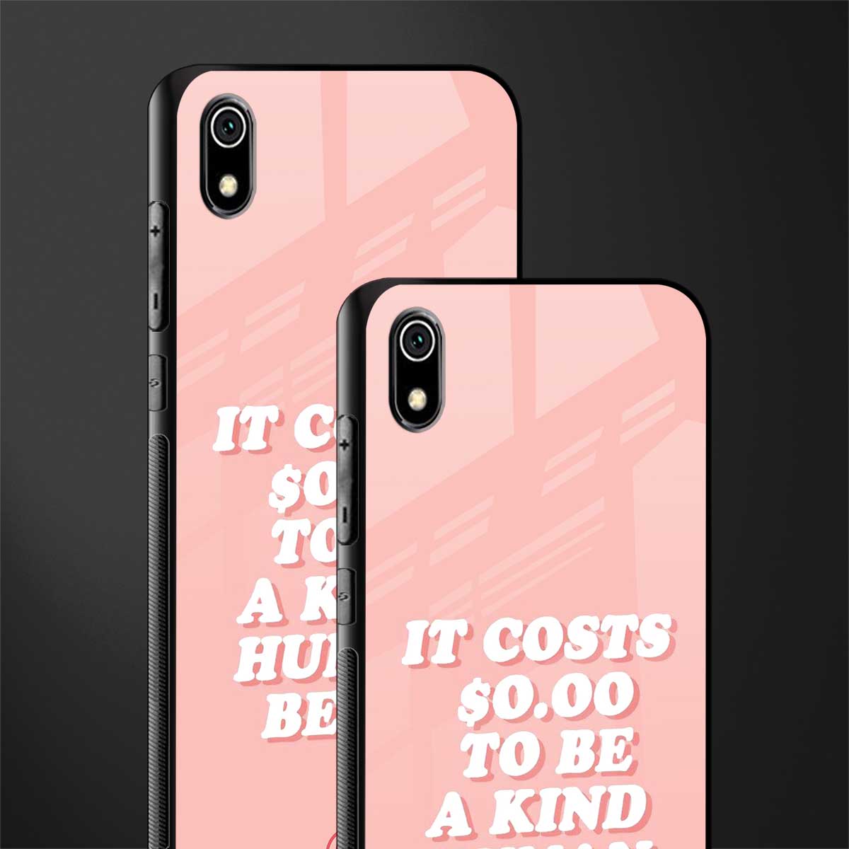 be a kind human being glass case for redmi 7a image-2