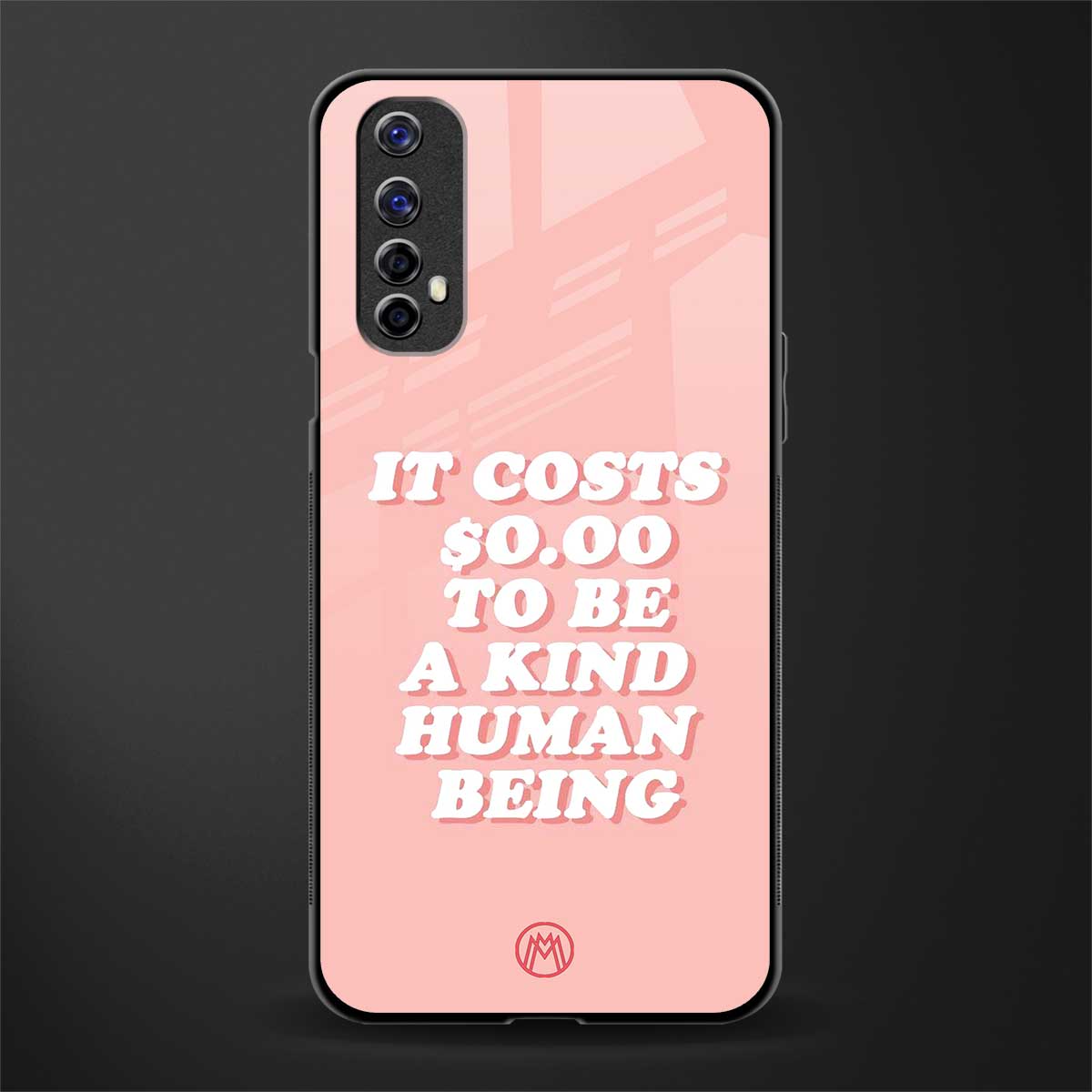 be a kind human being glass case for realme narzo 20 pro image