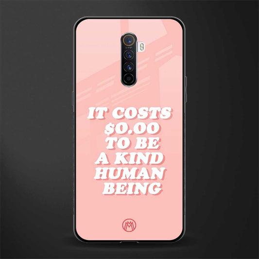 be a kind human being glass case for realme x2 pro image