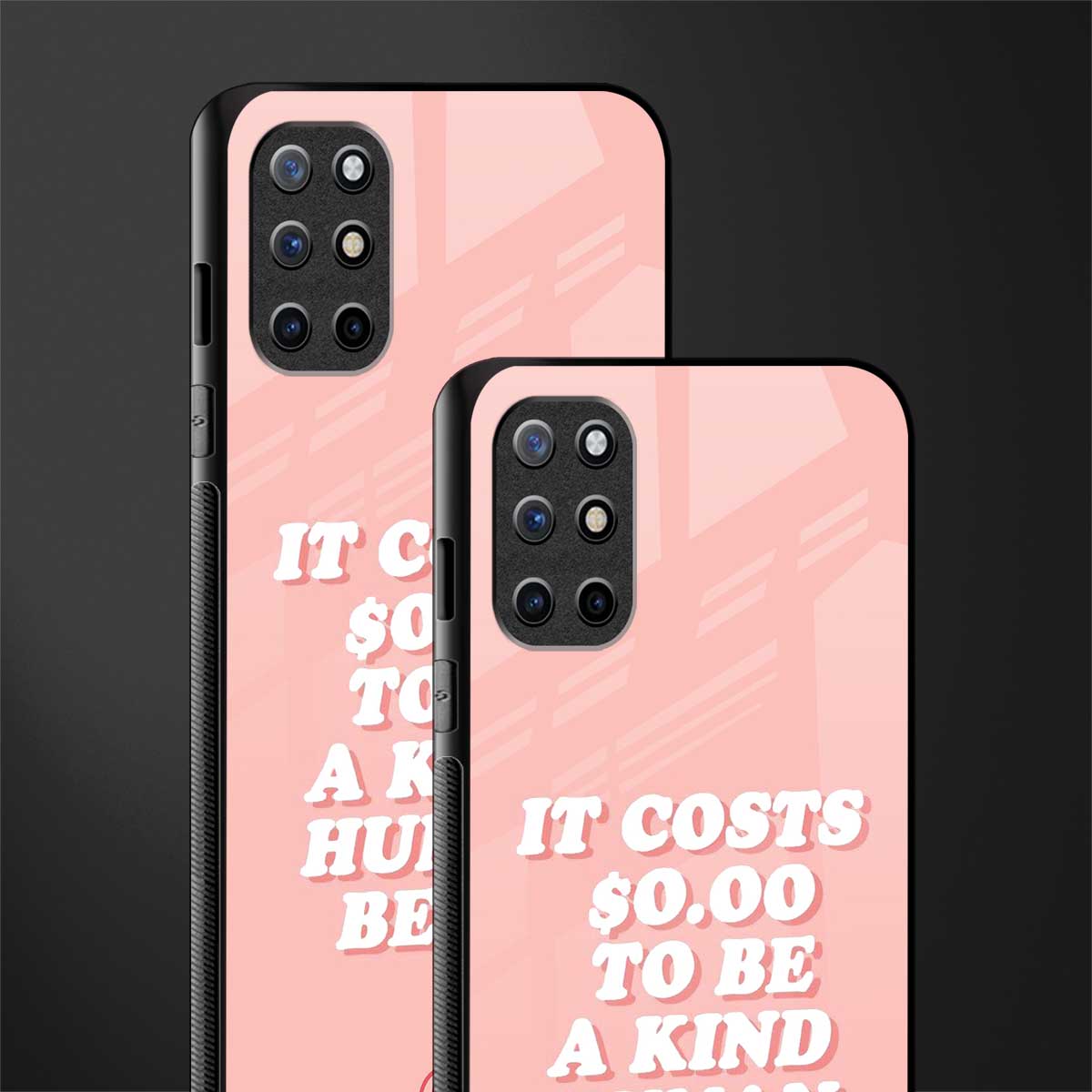 be a kind human being glass case for oneplus 8t image-2