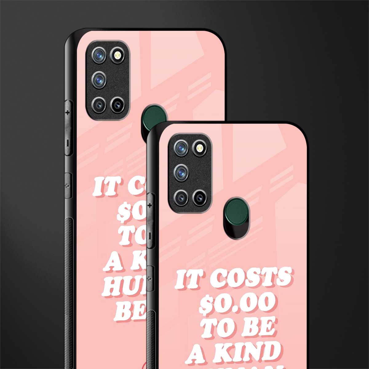 be a kind human being glass case for realme 7i image-2