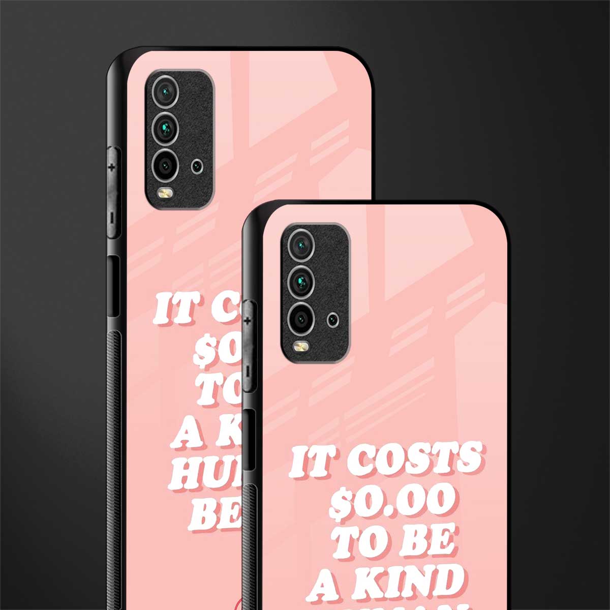 be a kind human being glass case for redmi 9 power image-2