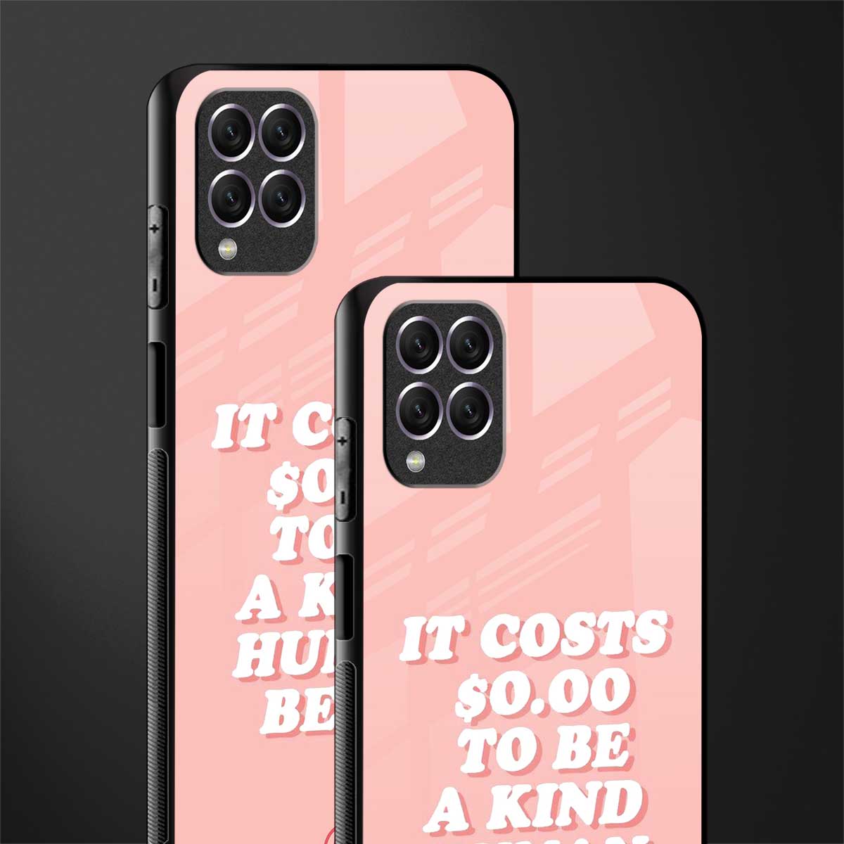 be a kind human being glass case for samsung galaxy f62 image-2