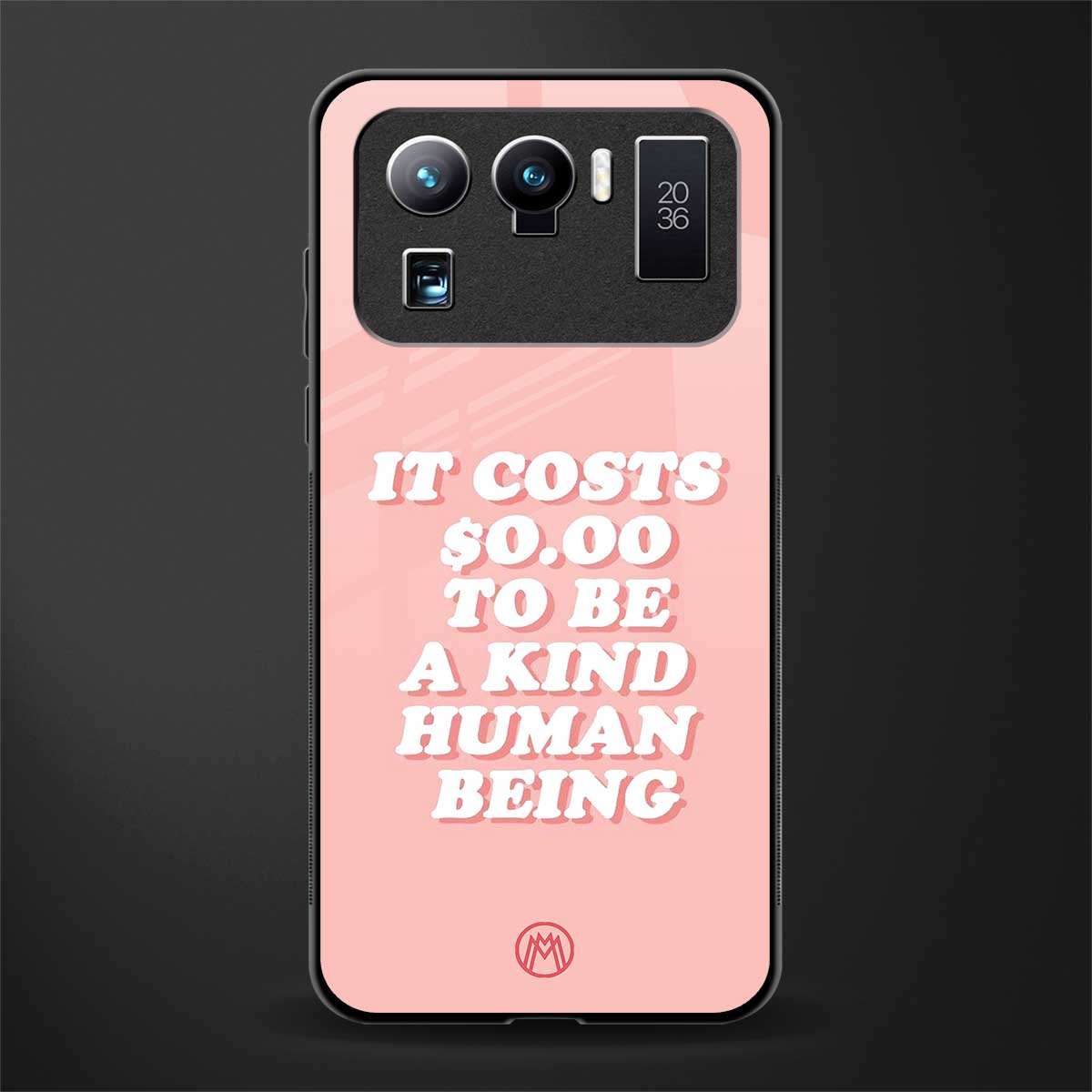 be a kind human being glass case for mi 11 ultra 5g image