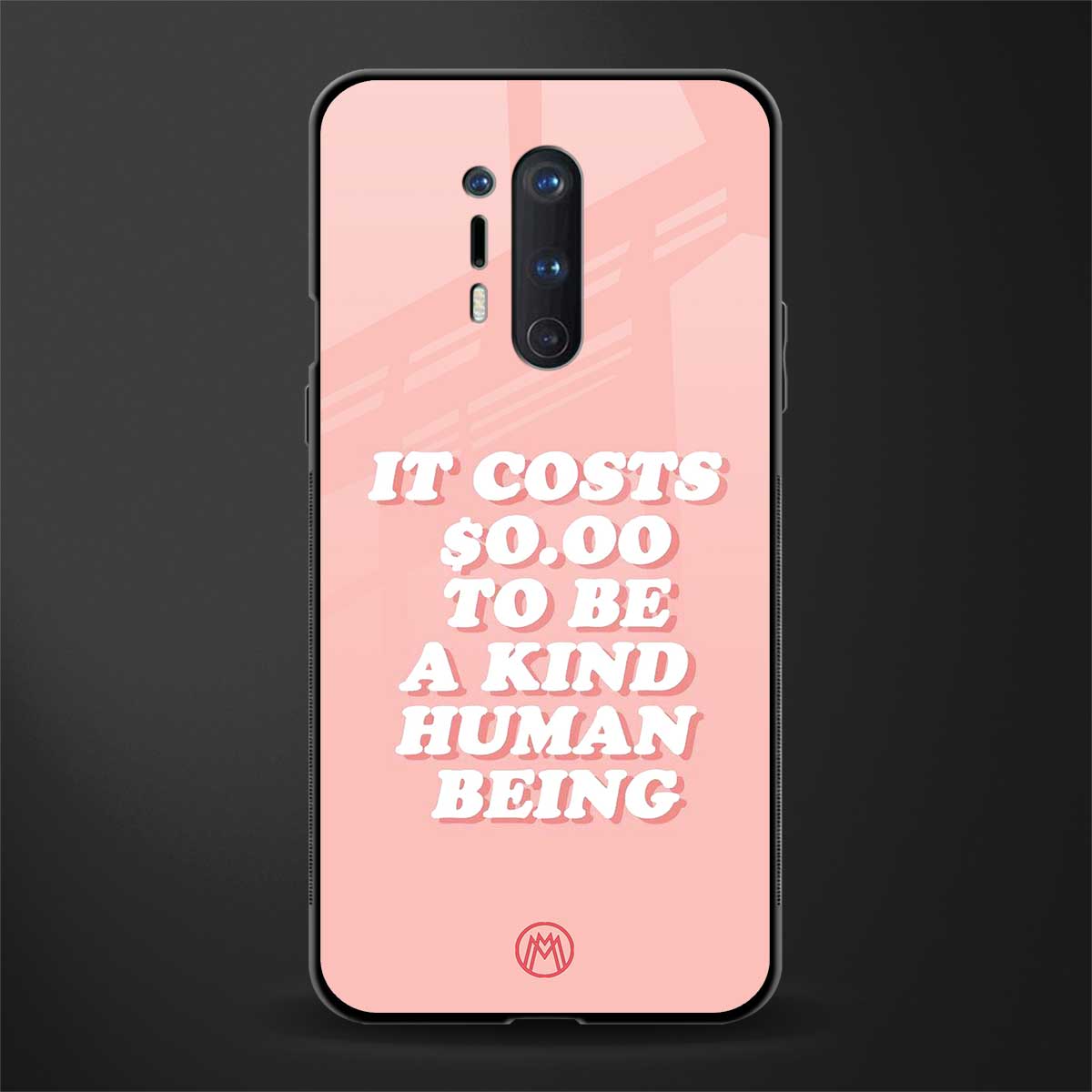 be a kind human being glass case for oneplus 8 pro image