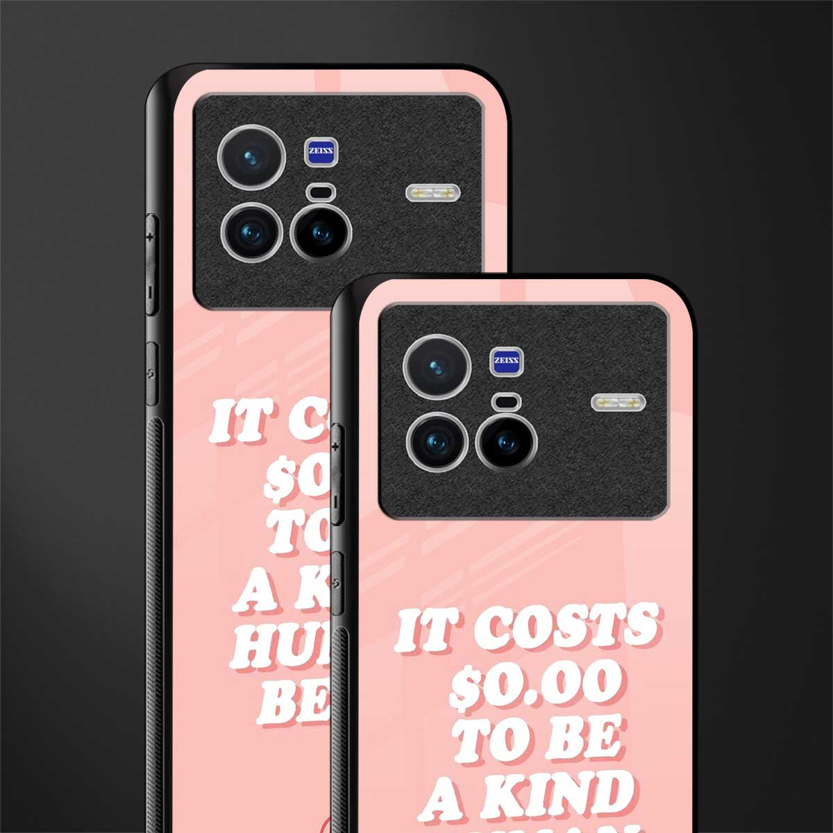 be a kind human being glass case for vivo x80 image-2