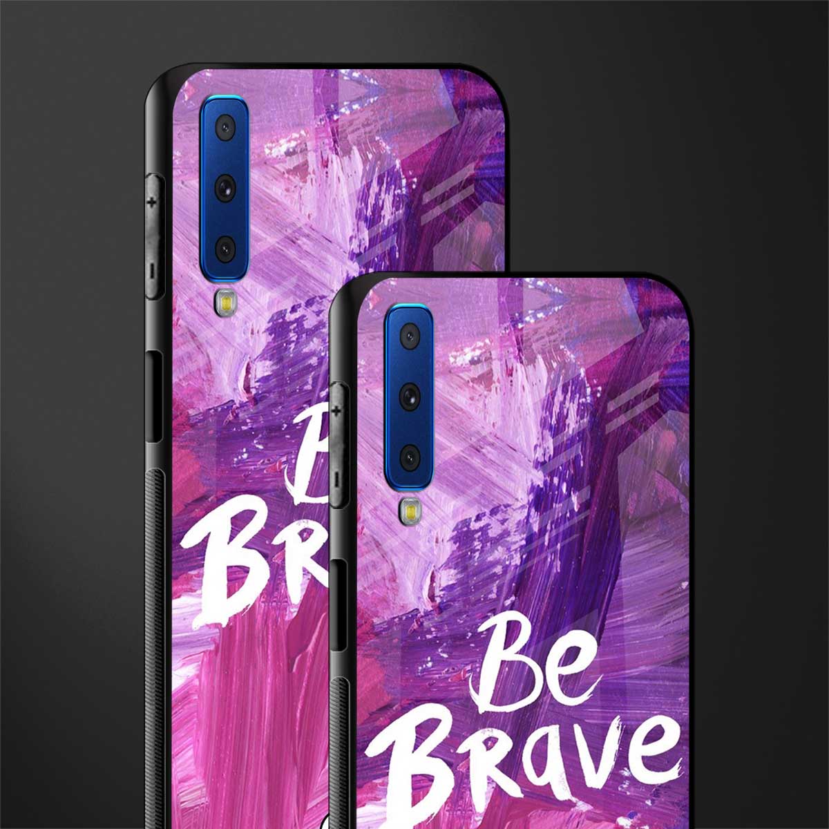 be brave glass case for samsung galaxy a7 2018 image-2