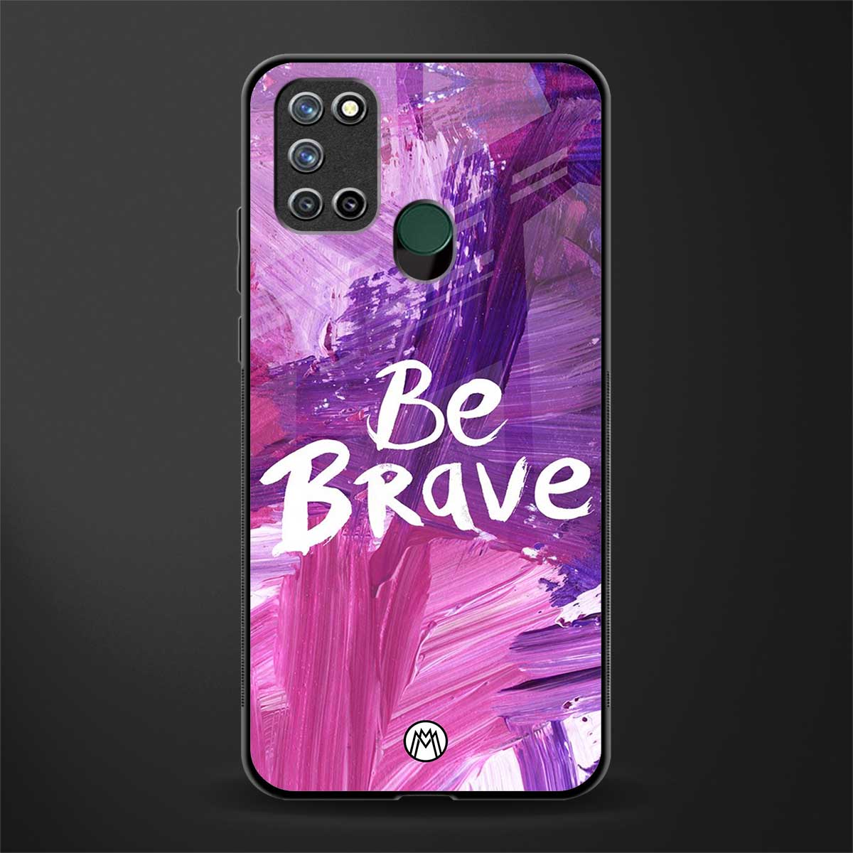 be brave glass case for realme 7i image