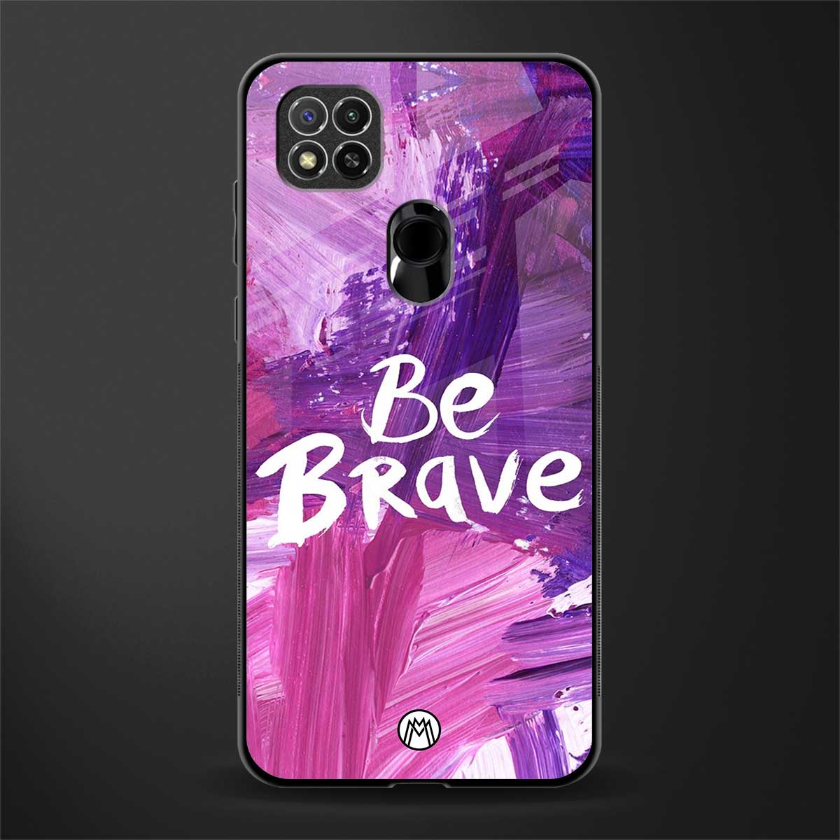 be brave glass case for redmi 9 image
