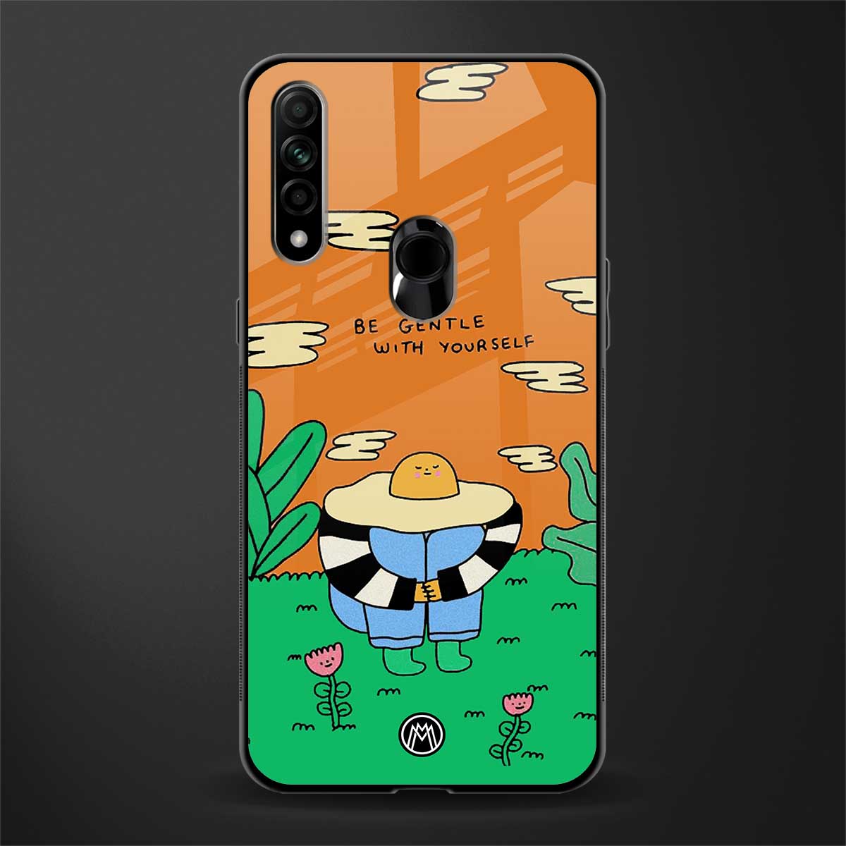 be gentle with yourself glass case for oppo a31 image