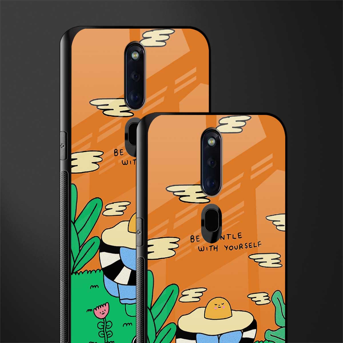 be gentle with yourself glass case for oppo f11 pro image-2