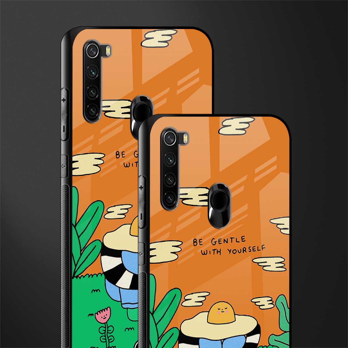 be gentle with yourself glass case for redmi note 8 image-2