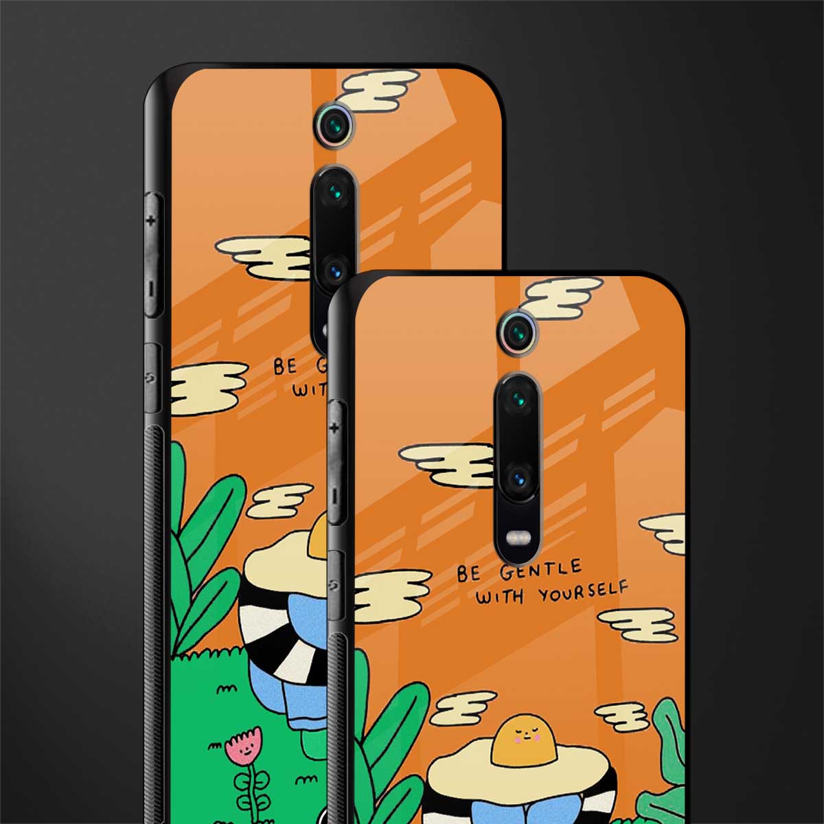 be gentle with yourself glass case for redmi k20 image-2