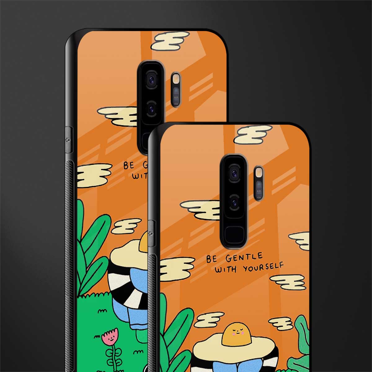 be gentle with yourself glass case for samsung galaxy s9 plus image-2