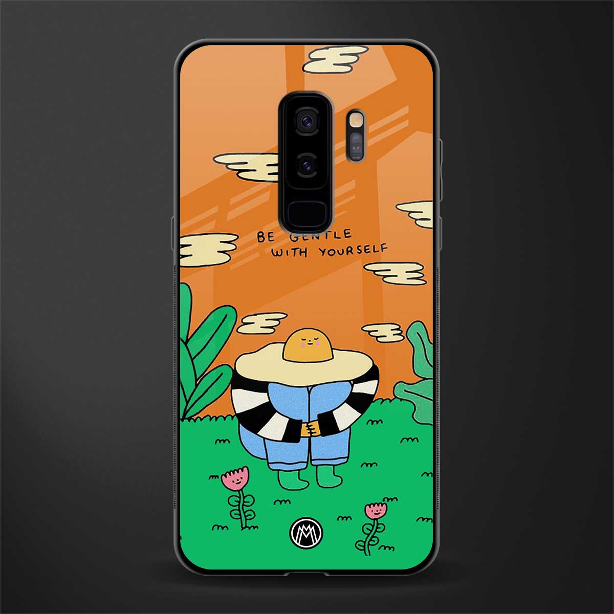 be gentle with yourself glass case for samsung galaxy s9 plus image