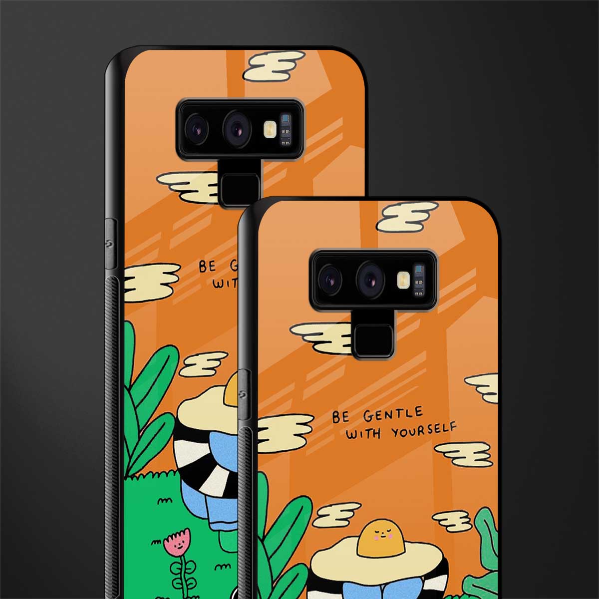 be gentle with yourself glass case for samsung galaxy note 9 image-2