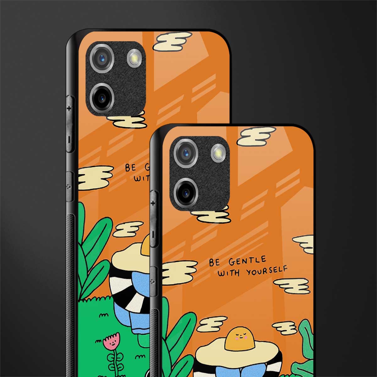 be gentle with yourself glass case for realme c11 image-2